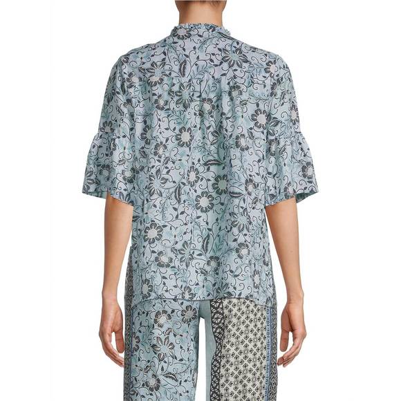 NEW JOHNNY WAS marrakesh embroidered peasant top in multi - Picture 3 of 3